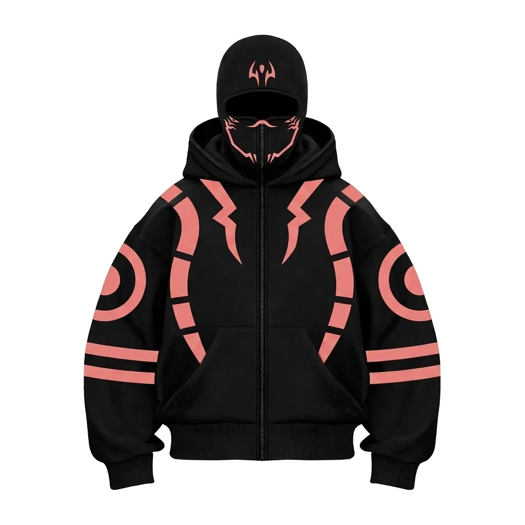 Jujitsu Kaisen Zip Hoodie Mask