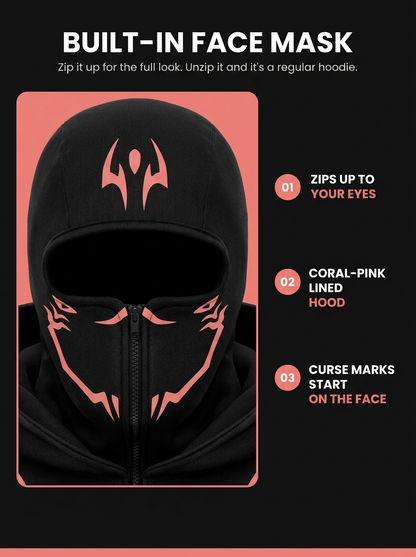 Jujitsu Kaisen Zip Hoodie Mask